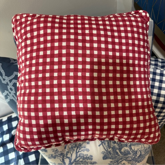 Waverly Gingham Pillow - Picture 1 of 2